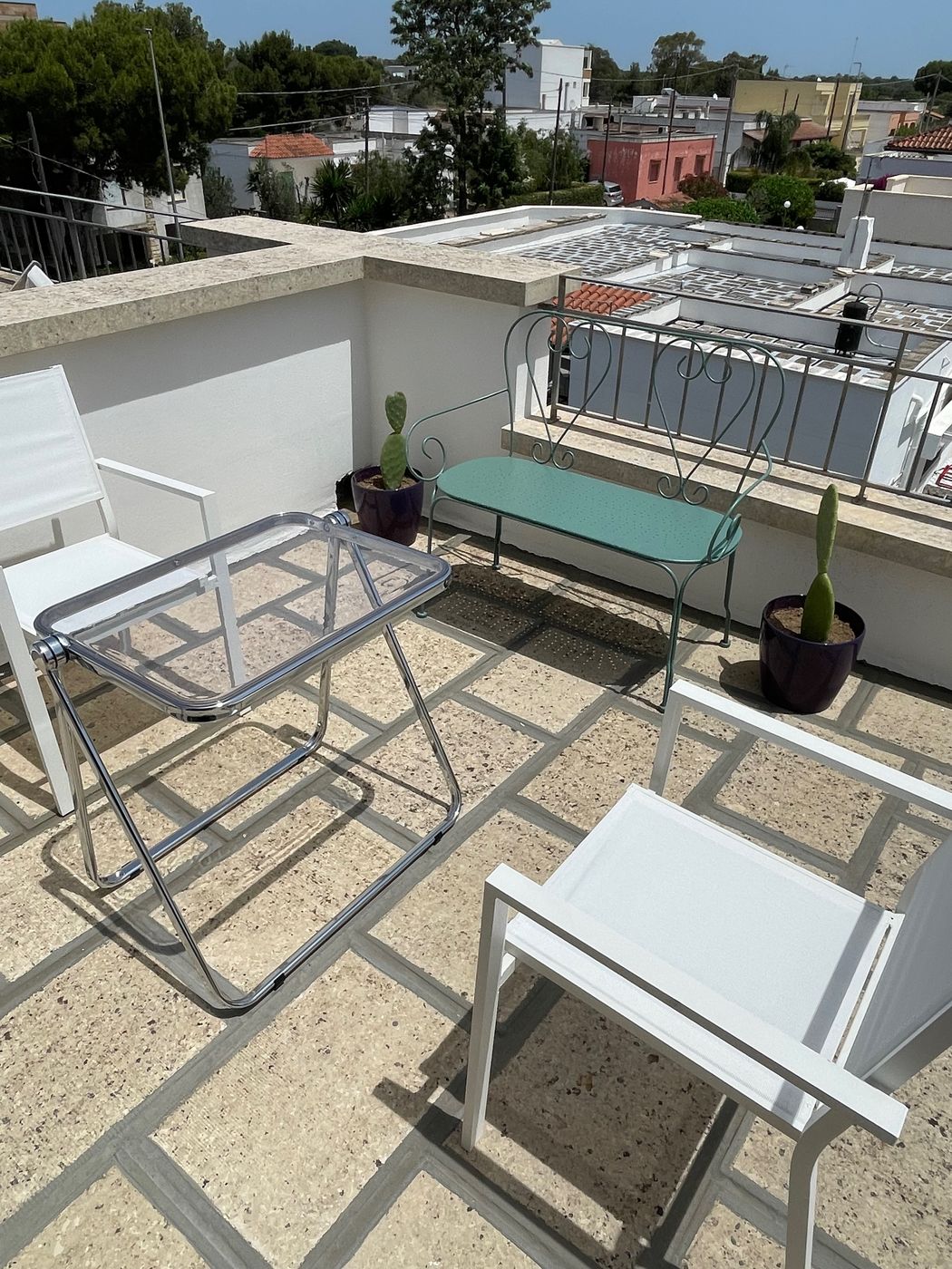 Terrazza solarium della casa vacanze